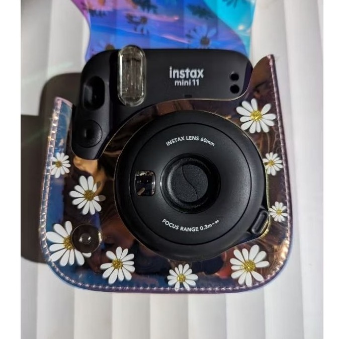TAS INSTAX Mini 12/11/9/8 Bunga Daisy/ Case Instax PVCCO