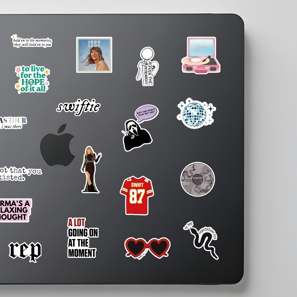 

TAYLOR SWIFT Sticker Pack | Aesthetic Sticker Tumblr Laptop HP