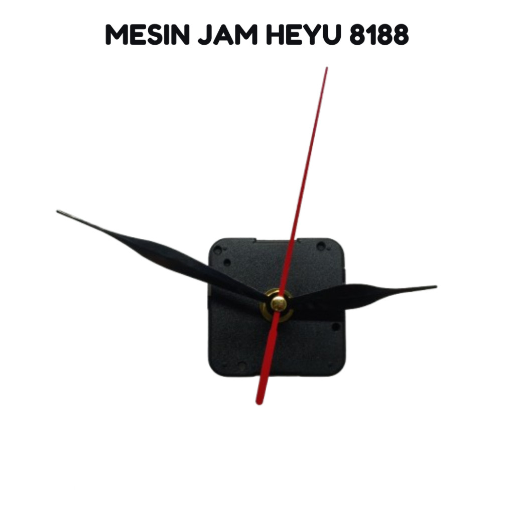 Mesin Jam Dinding Universal Heyu 8188 Automatic Sweep Silent Movement