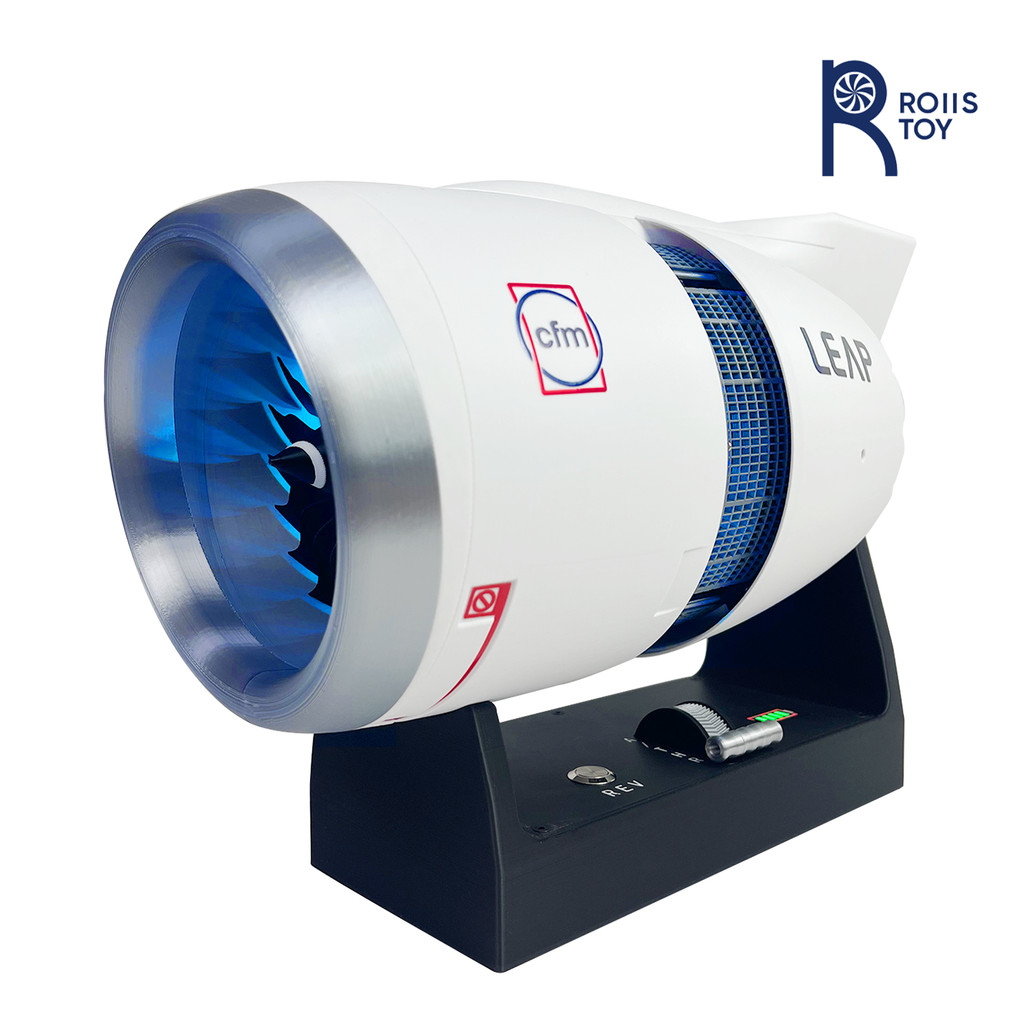 

Boeing 747 Turbofan Engine Model With Spinning Fan Display Stand Museum Grade Replica For Aviation Museums