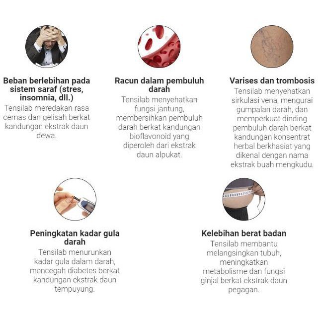 

BEST SELLER TENSILAB Asli Original Obat Hipertensi Menurunkan Kadar Gula Manjur Bpom