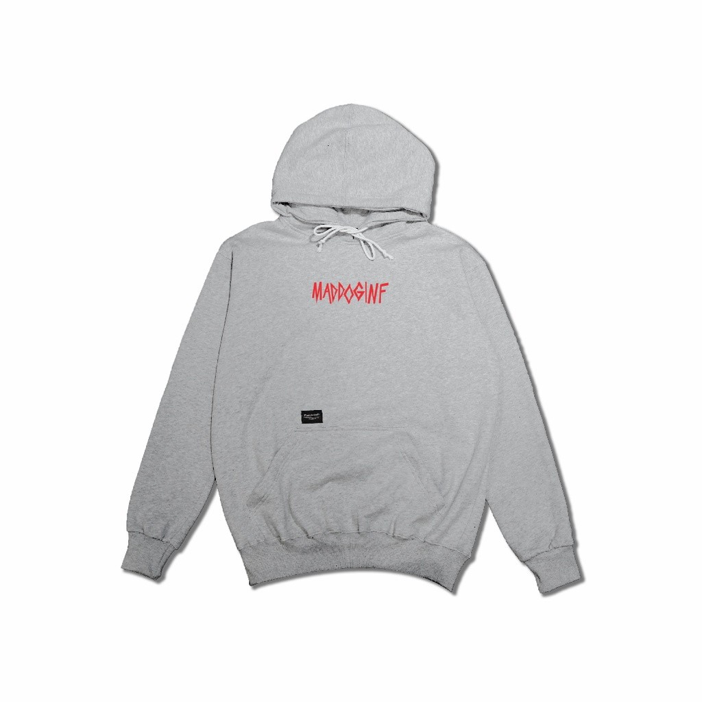 Maddog Infected - Hoodie - ZIG MADS HD MISTY | Jacket Pria Wanita Unisex Abu Distro Official Maddog 