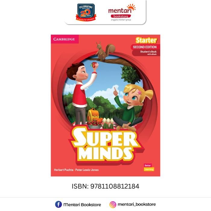 

Super Minds Second Edition with eBook British English | Buku SD