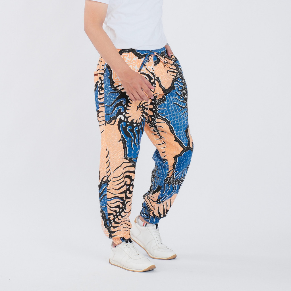 Celana Jogger Batik Pria Panjang Joger Pants Katun Premium Surya Teja CJ-52