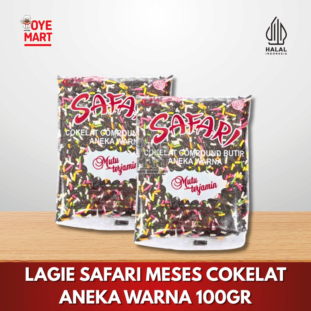 

LAGIE SAFARI MESES COKELAT ANEKA WARNA 100GR