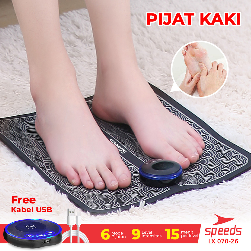 SPEEDS Akupuntur Elektrik  Pijat Kaki EMS Alat Pijat Kaki Alat Electric Pijat Kaki Japan Original Se