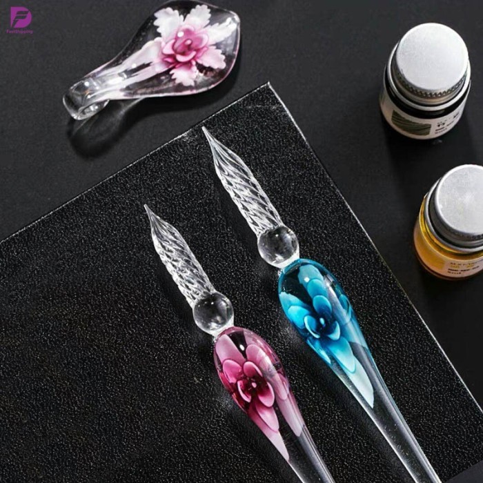 

Promo Crysta Gass Dip Pen Signature Pen Fountain Pens Business Offices