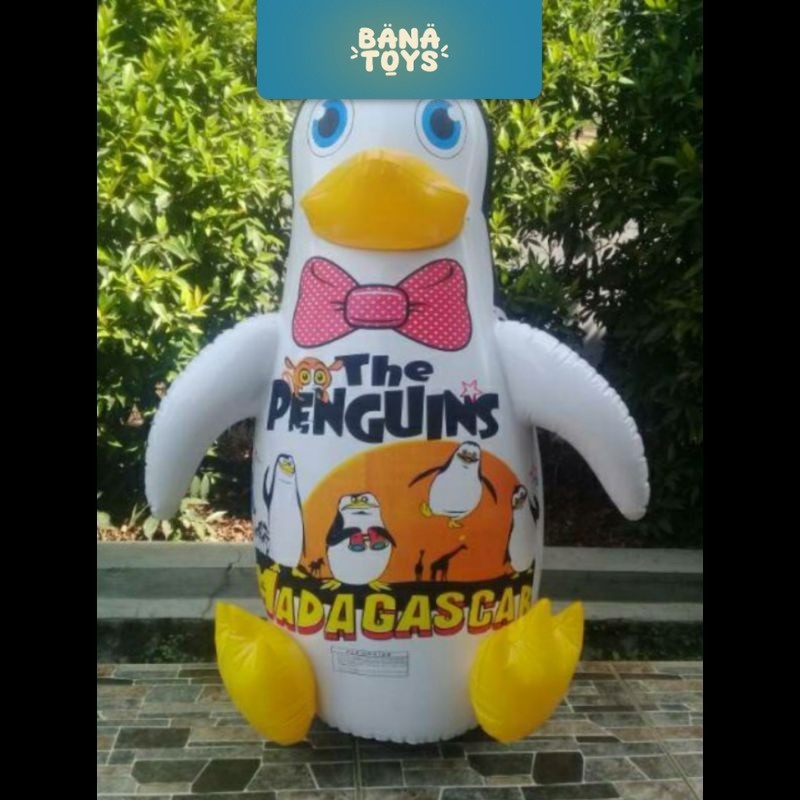 ( Bisa Cod ) MAINAN BALON TINJU PINGUIN BESAR TINGGI 90CM MURAH