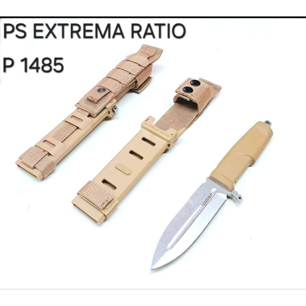 Pisau Outdoor Survival EXTREMA RATIO Style + Tactical Sheath (PS P1485)