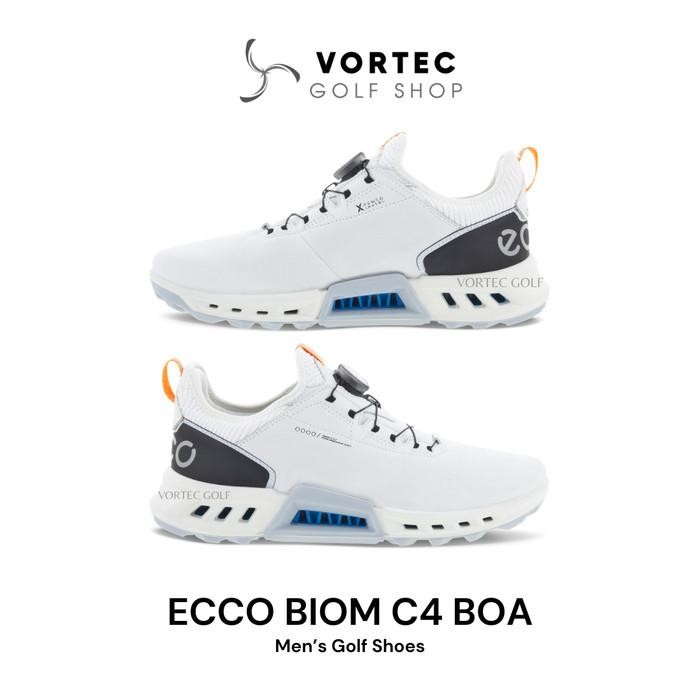 Ready ECCO BIOM C4 BOA Men's Golf Shoes Sepatu Golf Pria - Putih, 43 terjamin