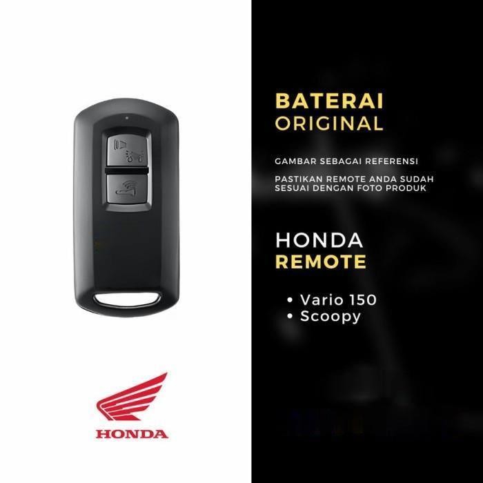 RAKSA Baterai Remote Kunci Motor Honda Scoopy 2021 Prestige Stylish Original
