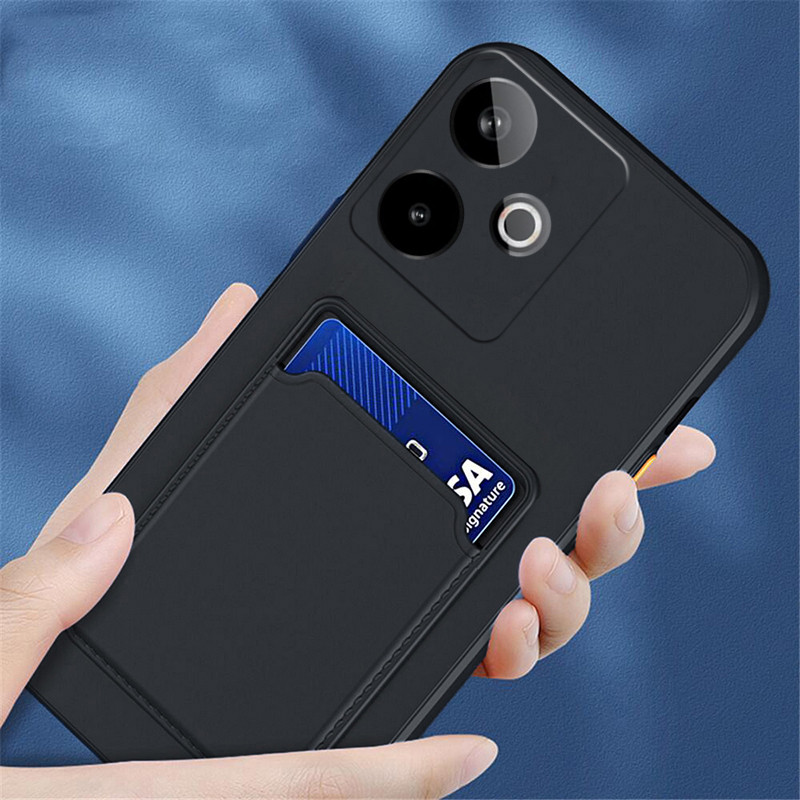 For Realme GT 7T P3 Ultra GT8 Pro case Card Slot Card Silica Gel Soft Holder Wallet Case For Realme 
