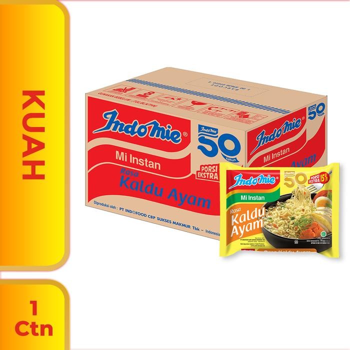 

Mumpung Murah CTN - Indomie Kuah Kaldu Ayam 75 Gr - Kaldu