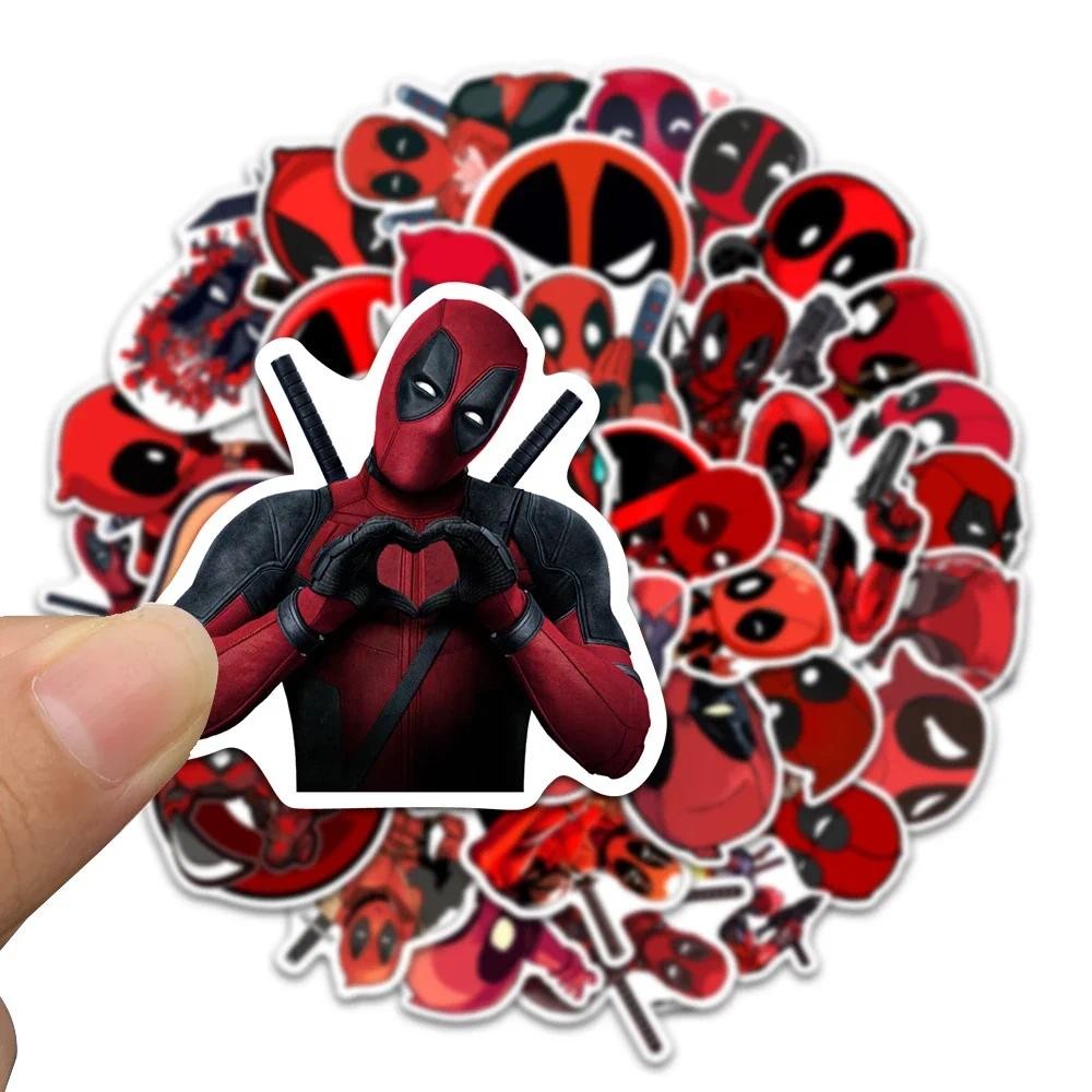 

Disney Cartoon Deadpool Stickers for Kids DIY Graffiti Skateboard Luggage Decal Cool Waterproof Sticker Fun Classic Toys