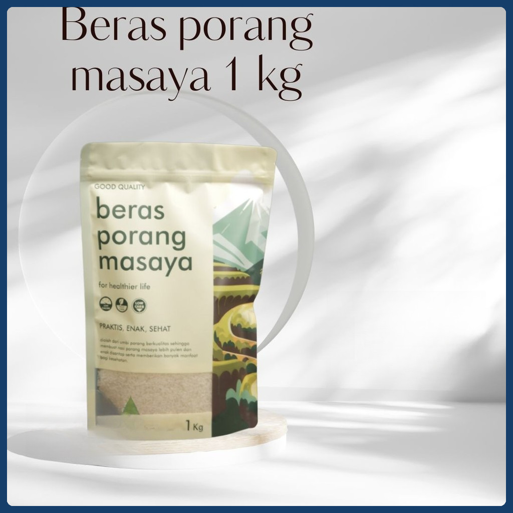 

PRE ORDER - MASAYA BERAS PORANG 1 KG shirataki konjac diet nasi sehat rendah kalori