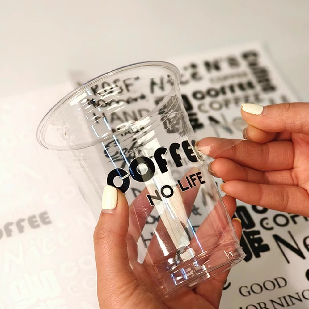 

UV crystal labels custom tear film advertising stickers metal lettering hot stamping logo sticker ordering