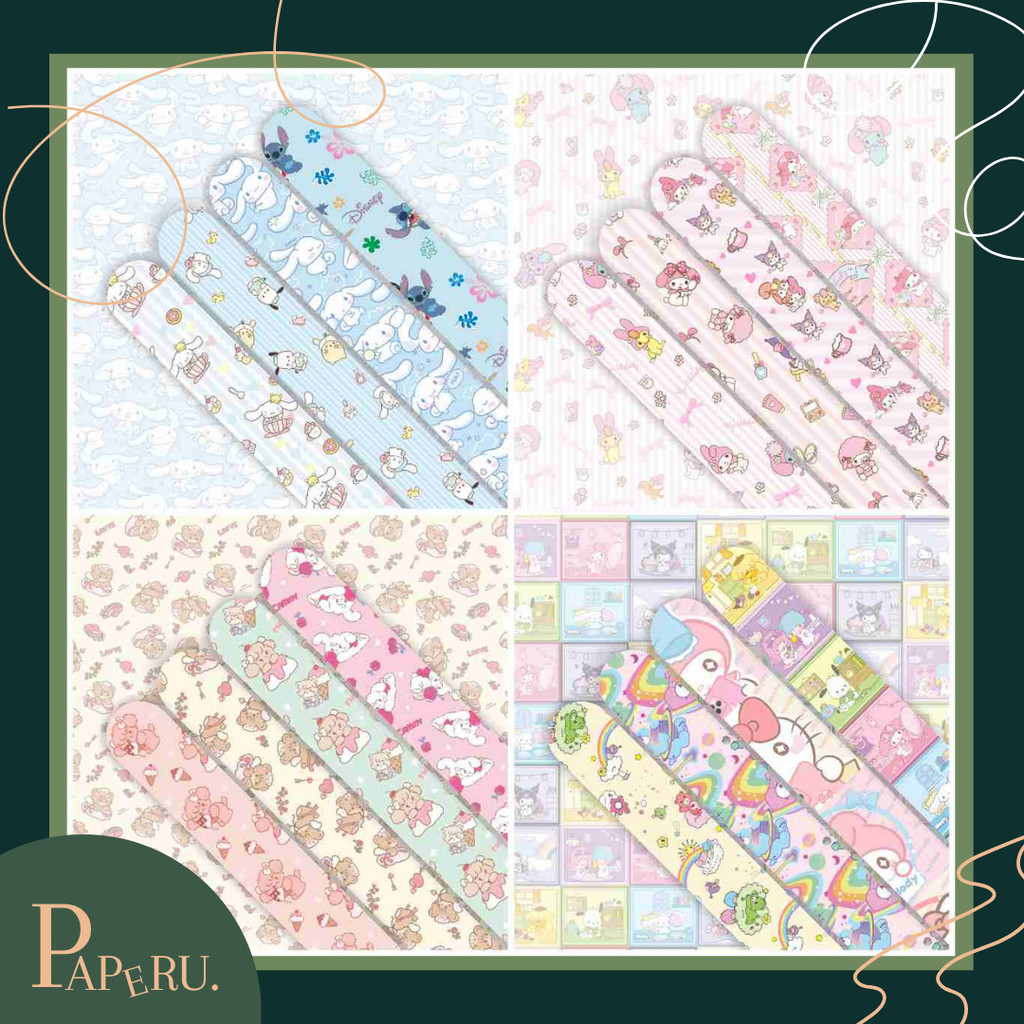 

[PAPERU] Sanrio Cartoon series gift paper Kertas Kado Kartun Premium