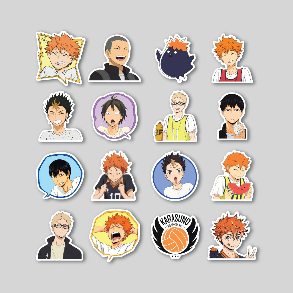 

Sticker Pack Haikyuu | Sticker Tumbler | Stiker Laptop Koper Helm