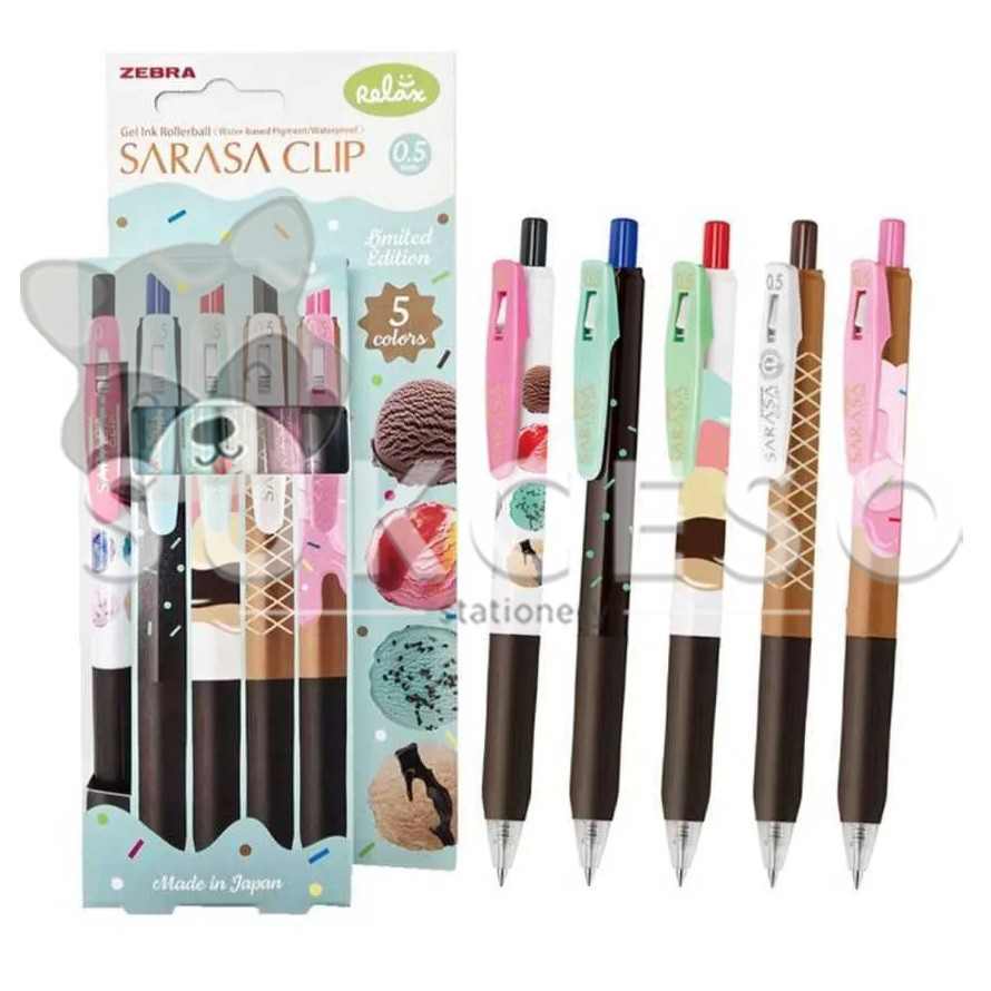 

SARASA Clip 0.5mm Ice Cream Color Gel Pen - Pulpen SATUAN Limited Edition
