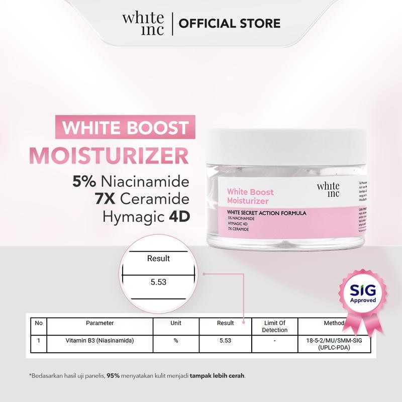 

[50ml] WHITEINC White Boost Moisturizer - Gel Pelembab Wajah