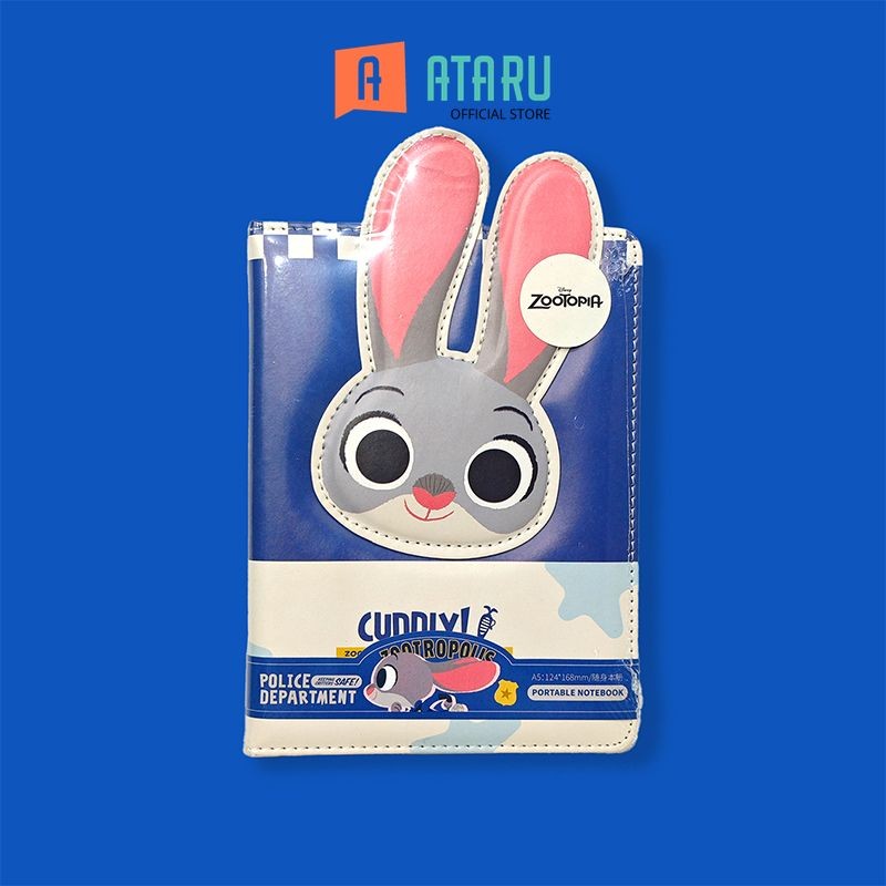

Ataru Notebook Zootopia A5 - Biru/Abu-Abu Buku Tulis Catatan Diary Weekly Planner Agenda Journal Perlengkapan Alat Tulis