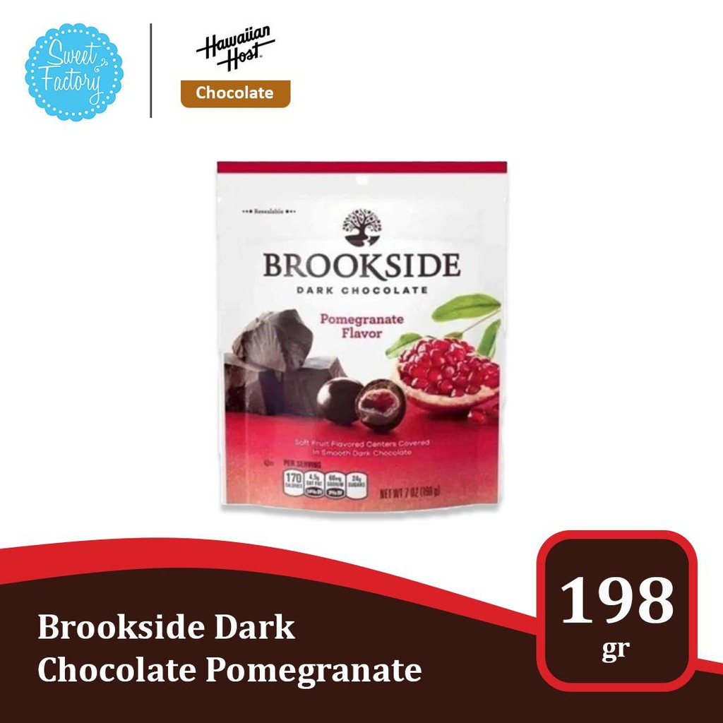 

Brookside Dark Chocolate Pomegranate – Cokelat Hitam Premium Isi Buah Delima 198gr / 7 oz