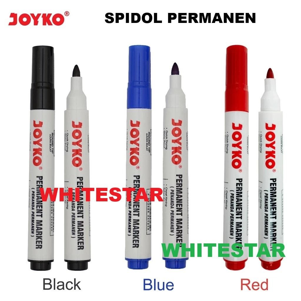 

spidol permanen / permanent joyko tinta hitam, biru, merah (pm 17, 18, 19)