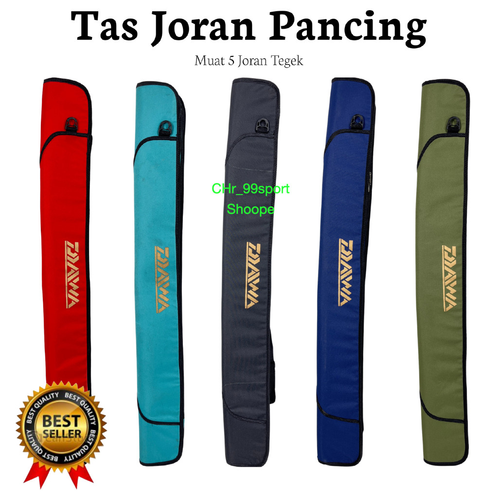 Tas Joran Pancing Tegek Hardcase Jumbo Panjang 100cm Selempang Tahan Air Tebal Murah Berkualitas
