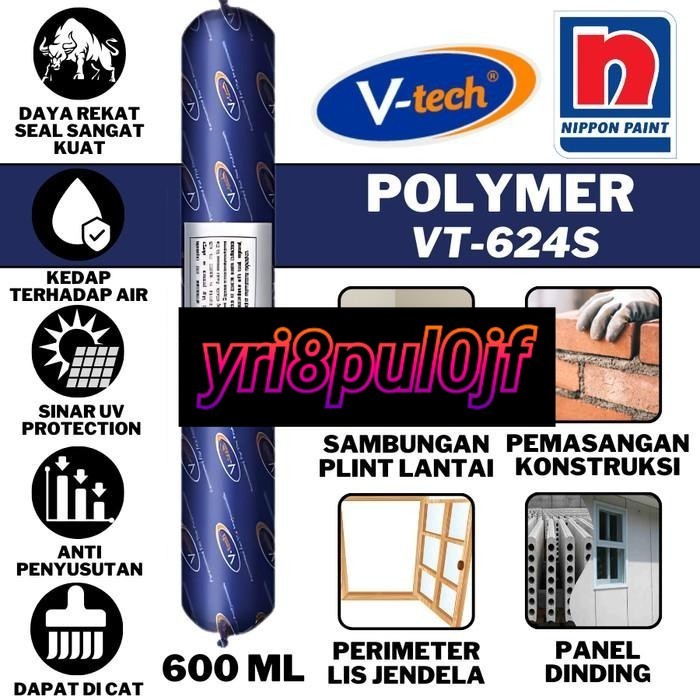 SEALANT SOSIS VTECH NIPPON SEALANT MS CONSTRUCTION VT-624 SEALANT ACP LEM MARMER 600ML