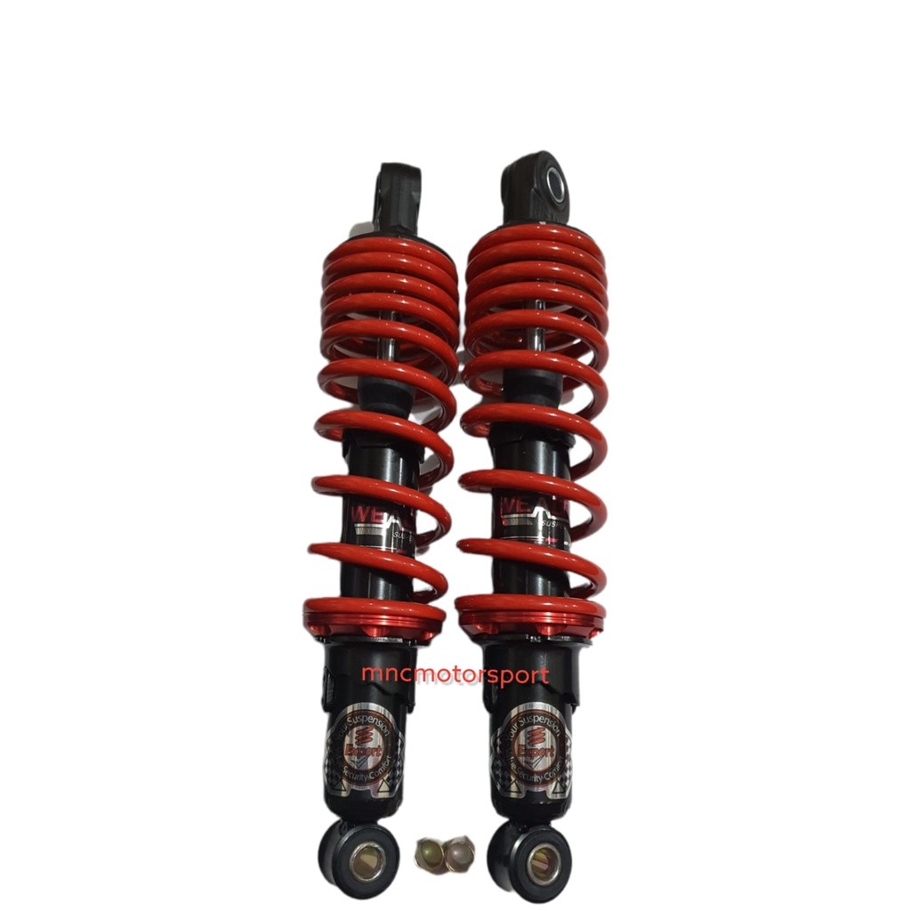 SHOCK SHOK BREAKER WEALTH 280 MM MERAH JUPITER Z F1ZR VEGA ZR CRYPTON MODEL YSS