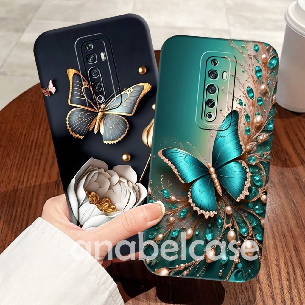 Sofcase OPPO RENO 2F/ 2Z / 7Z 5G / 8Z 5G / RENO 4F / 5F Motif Kupu Kupu Aesthetic - Case Butterfly -