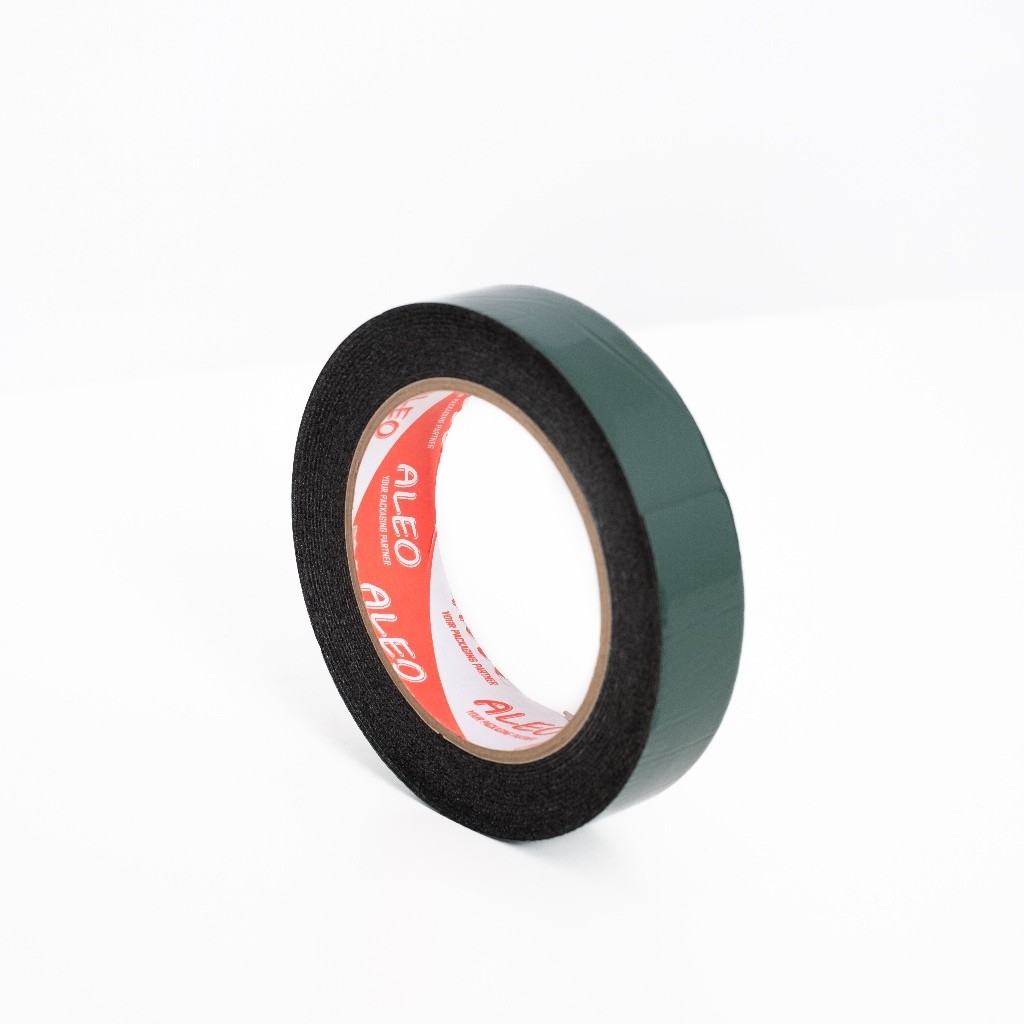 

Double Foam Tape Hitam Release Hijau 24mm x 5 Meter ALEO - SAN BWI