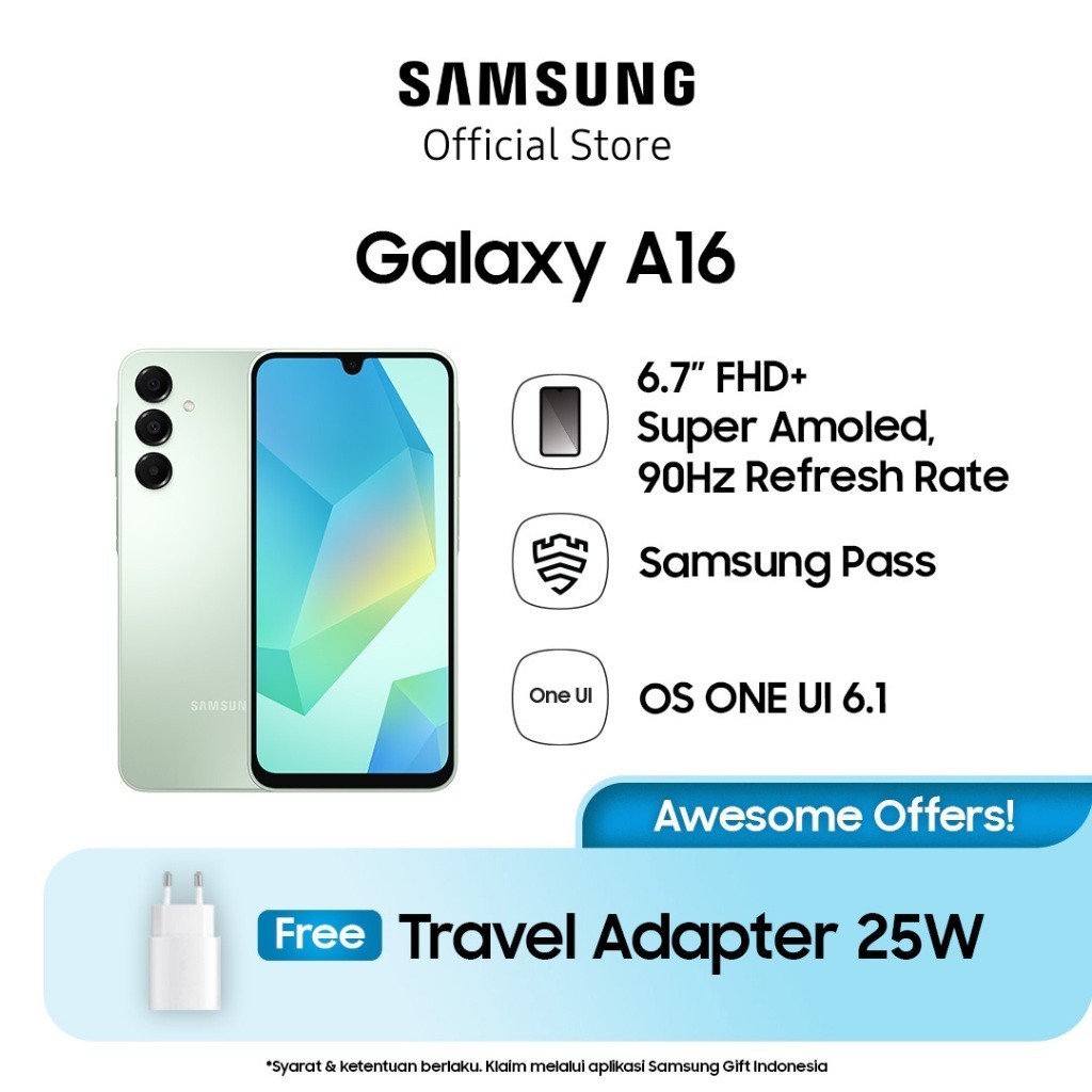 Samsung Galaxy A16 8/128GB - Light Green