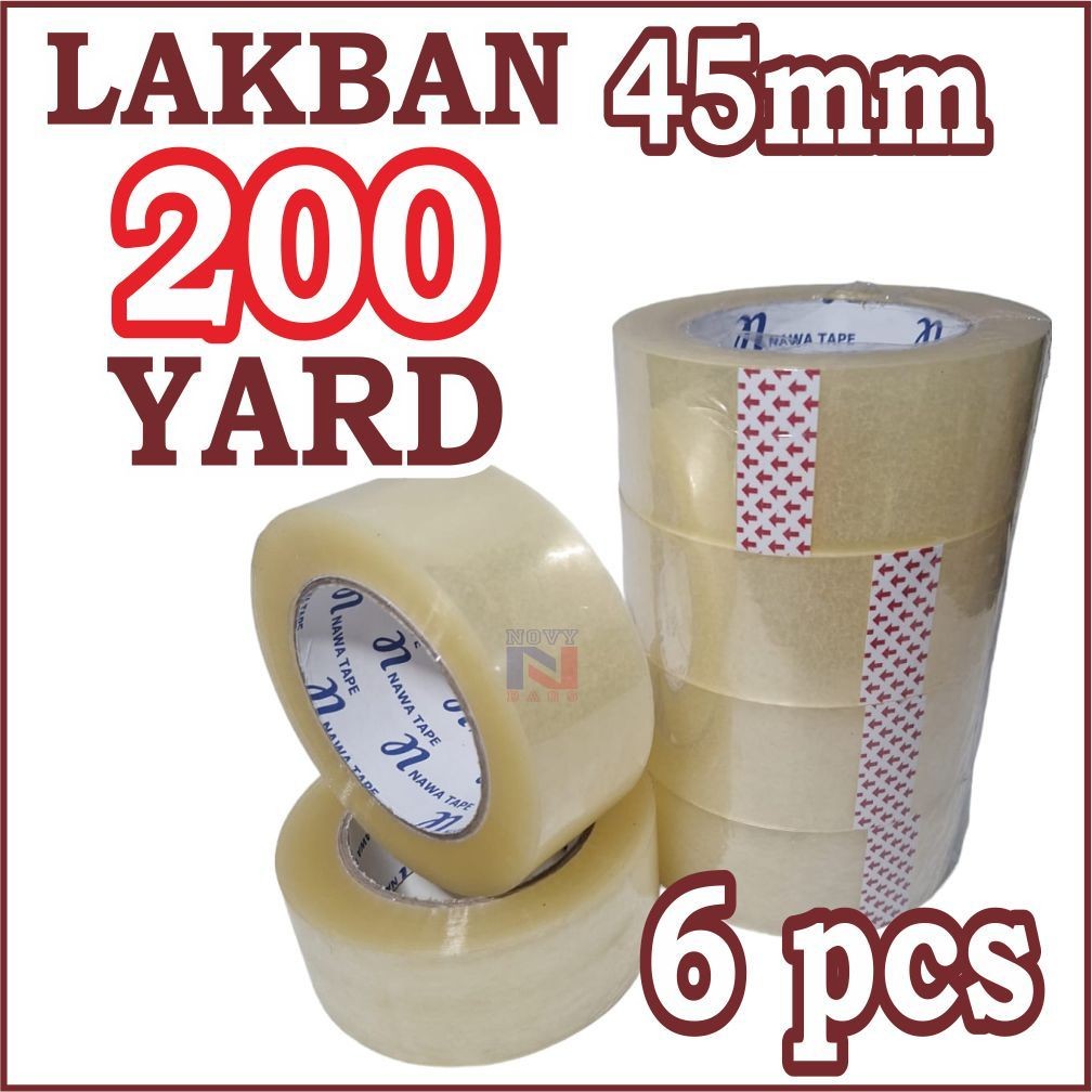 

MURAH BANGET!! HARGA 1 SLOP = 6 PCS/ROLL LAKBAN BENING & COKLAT 45MM X 200YARD DIJAMIN KUAT