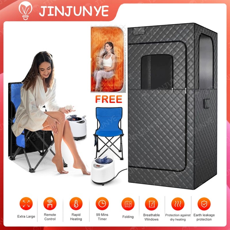 ⭐ 1 tahun & COD⭐3L Kotak Sauna Portable Steam Sauna Alat Pelangsing Tubuh Alat Pelangsing Tubuh Alat