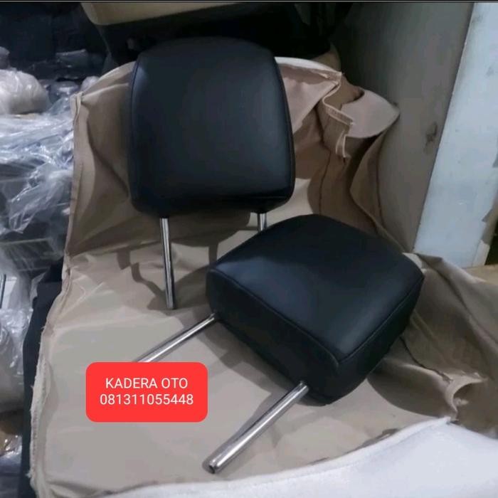 headrest jok depan alphard 2010 sandaran kepala jok mobil toyota. - Hitam