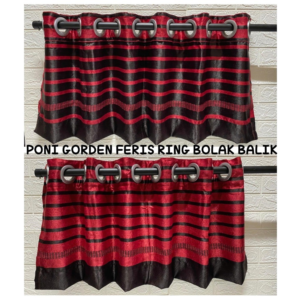 KONG PONI GORDEN BLACKOUT ELEGAN MURAH Hijau Gold Coklat Ungu Merah