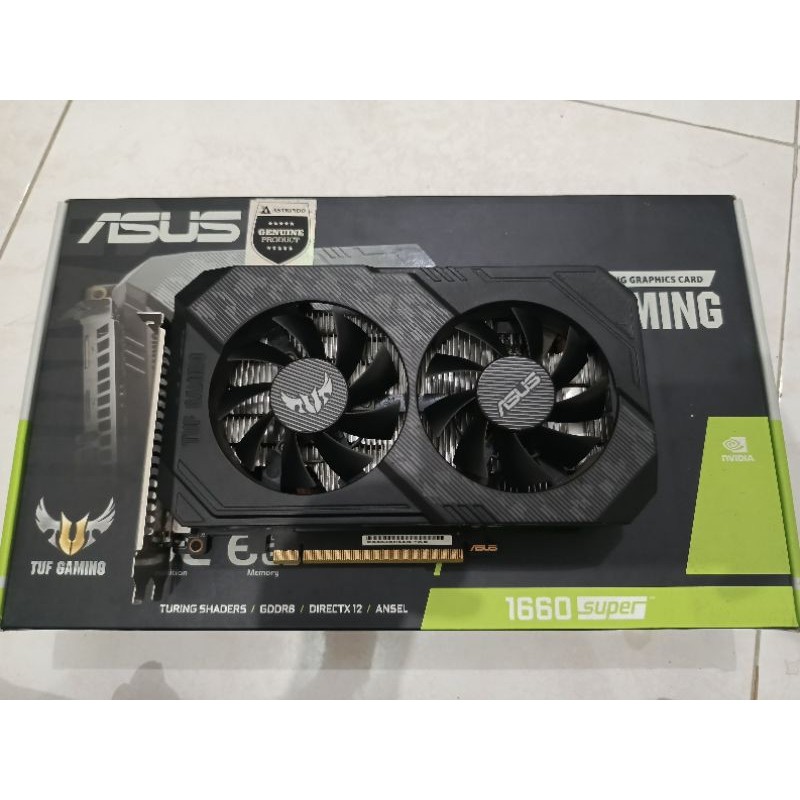 ASUS TUF gaming GTX 1660 TI & 1660 SUPER 6 GB DDR6CO