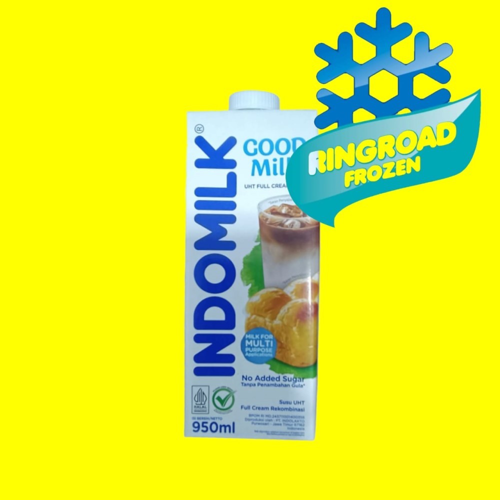 

INDOMILK 950 ML UHT FULL CREAM PLAIN