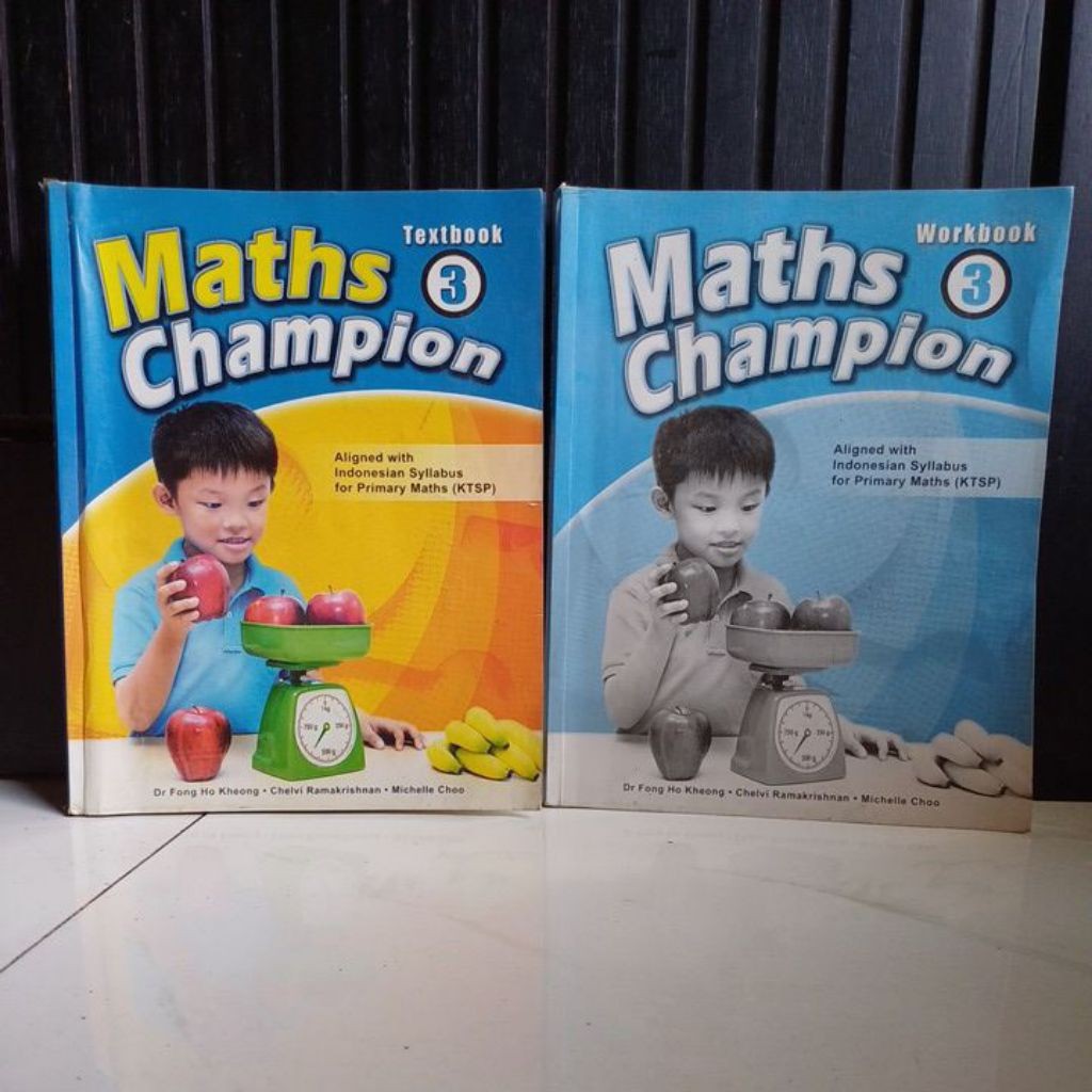 MOSHCO Buku Maths Champion 3 TEXTBOOK WORKBOOK