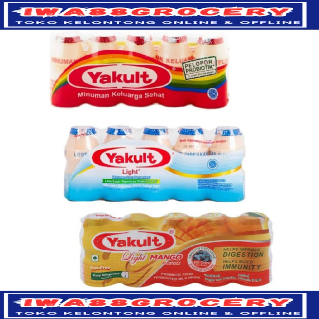

yakult minuman susu fermentasi 5 botol