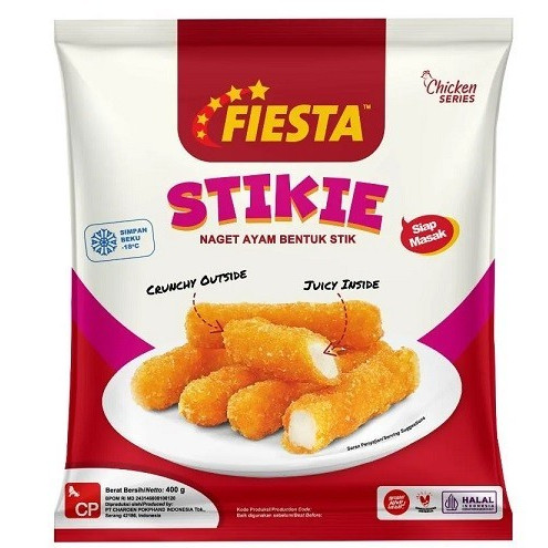

fiesta chicken nugget stikie 400 gr