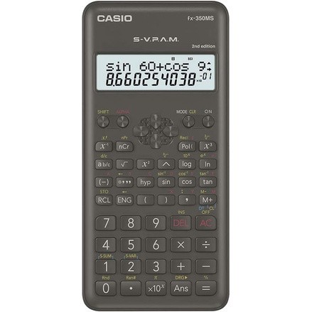 

Kalkulator Ilmiah CASIO fx-350MS 2nd Edition Calculator Scientific 350 MS