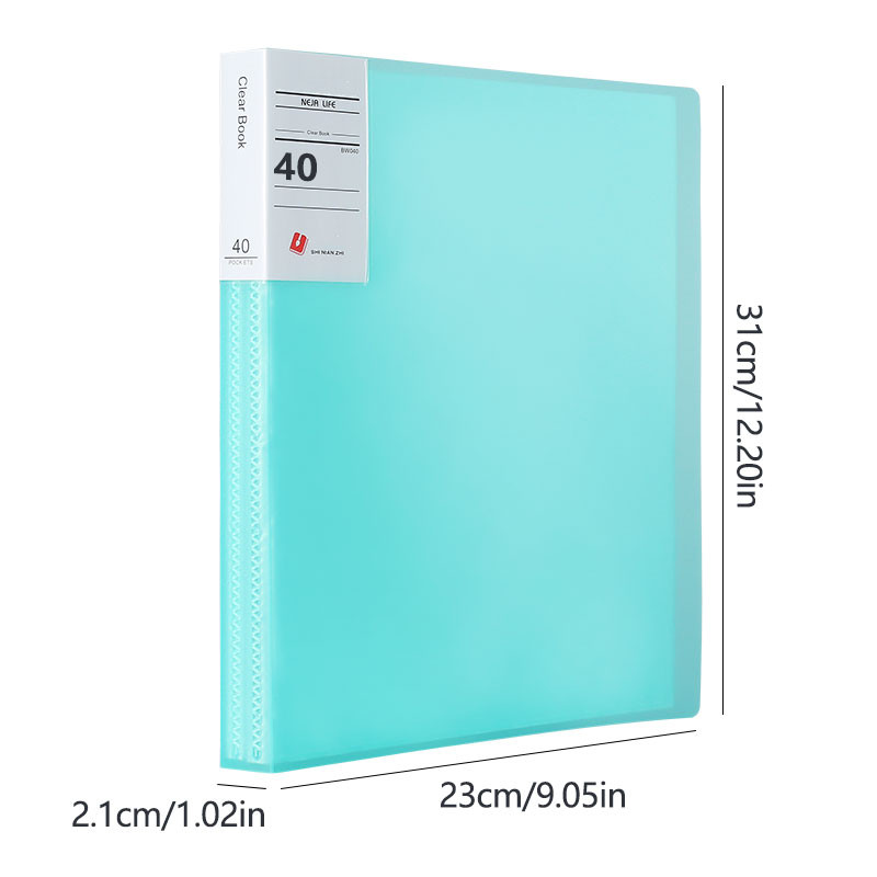 

1 Translucent Color, File Waterproof, Student Office Supplies, Easy To Sort, Transparent Insert Bag, Thickened File Bag, A4 Size