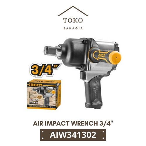 

Air Impact Wrench 3/4" INGCO AIW341302 Kunci Sok Soket Pneumatic Inch