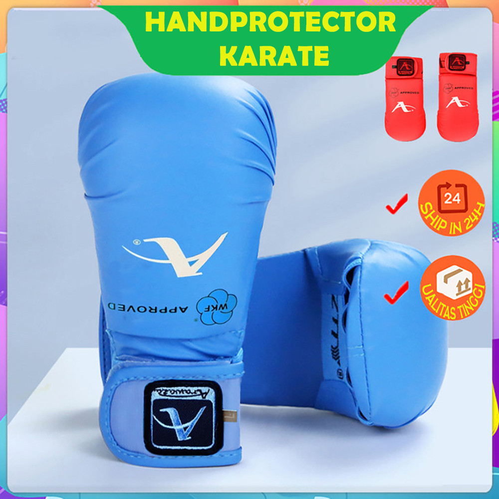 Handprotector Karate / Sarung Tangan Karate / Pelindung Tangan Karate / Peralatan Karate - Original