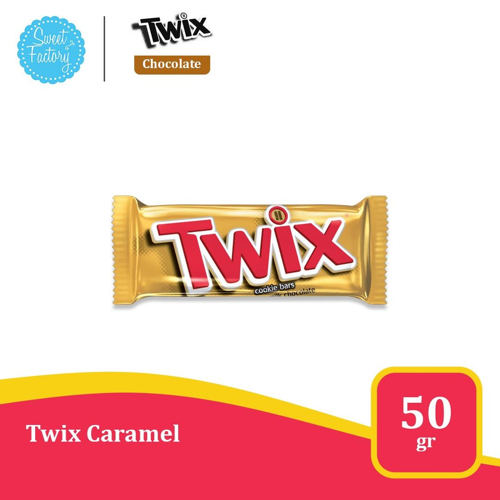 

Twix Caramel 1.79oz - Biskuit Renyah dengan Cokelat dan Karamel