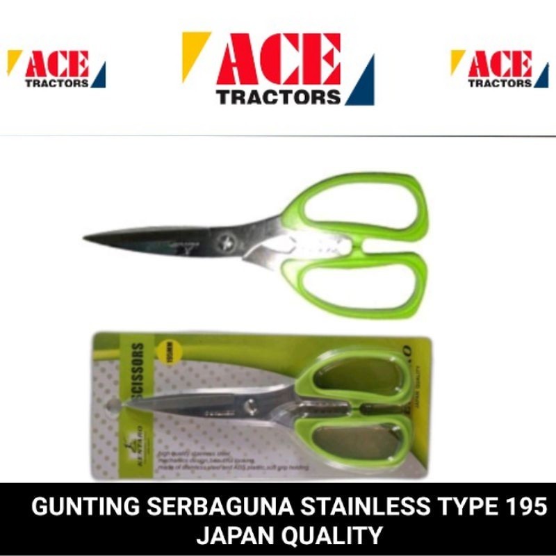 

gunting serbaguna type 195 stainlesteel ( anti karat ) Kentaro Japan quality