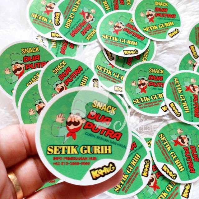 

STIKER USAHA / SEGEL / SEAL BOX NON WATERPROOF