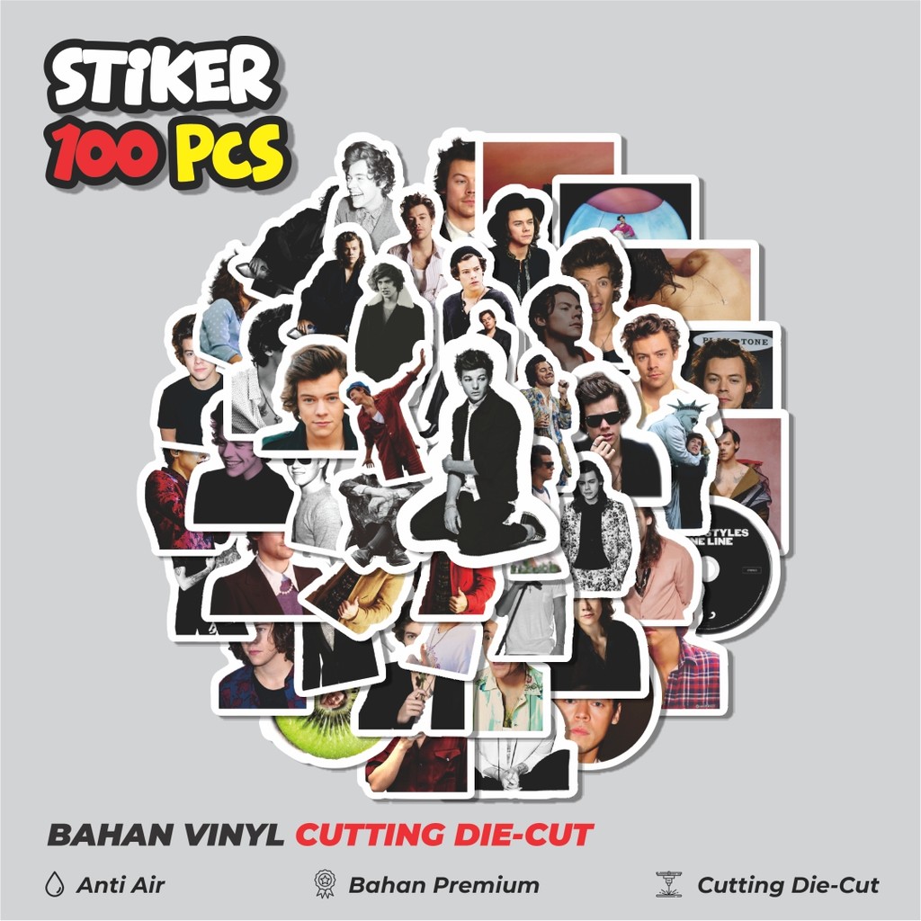 

Terbaru! 50 pcs Stiker Harry Styles Stiker Dekorasi Lucu Kreatif untuk Notebook, Skateboard, HP